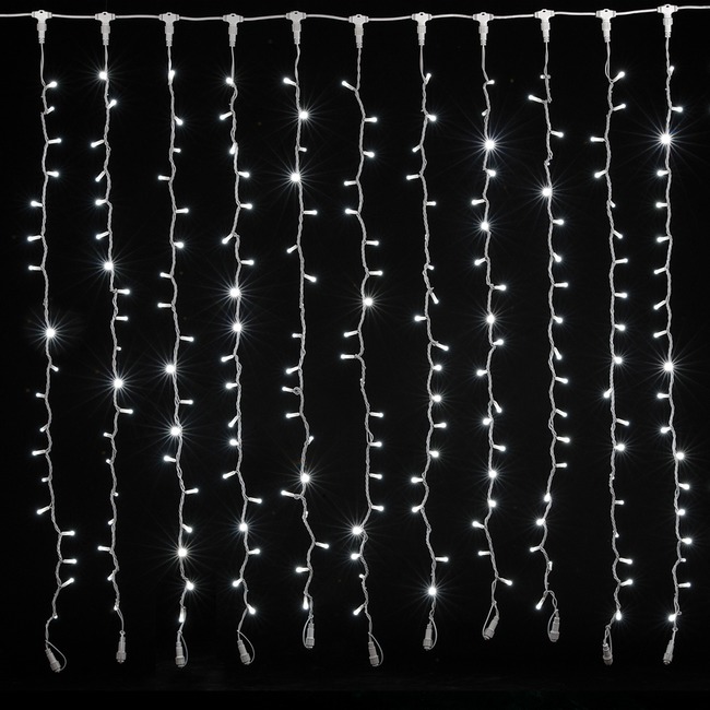Tenda Luminosa Starflash LED - cavo bianco