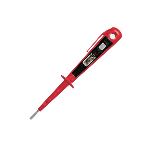 professional neon screwdriver in ABS shockproof material with high luminosity indicator and finger protection made in compliance with law