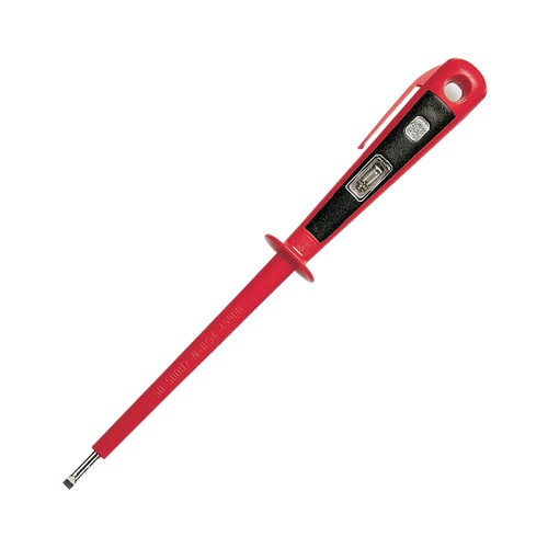 professional neon screwdriver in ABS shockproof material with high luminosity indicator and finger protection made in compliance with law