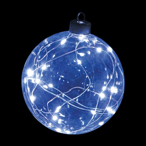 christmas glass ball with microled
