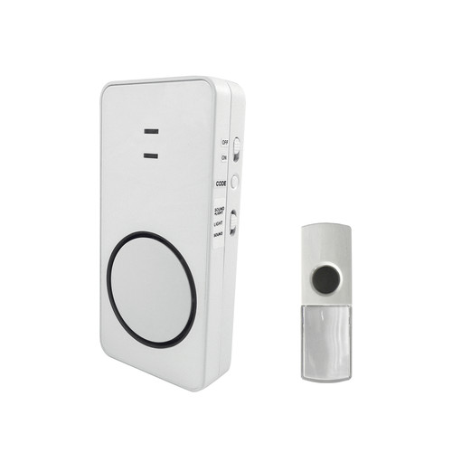 wireless door chime, can be coded, w, with transmitter button