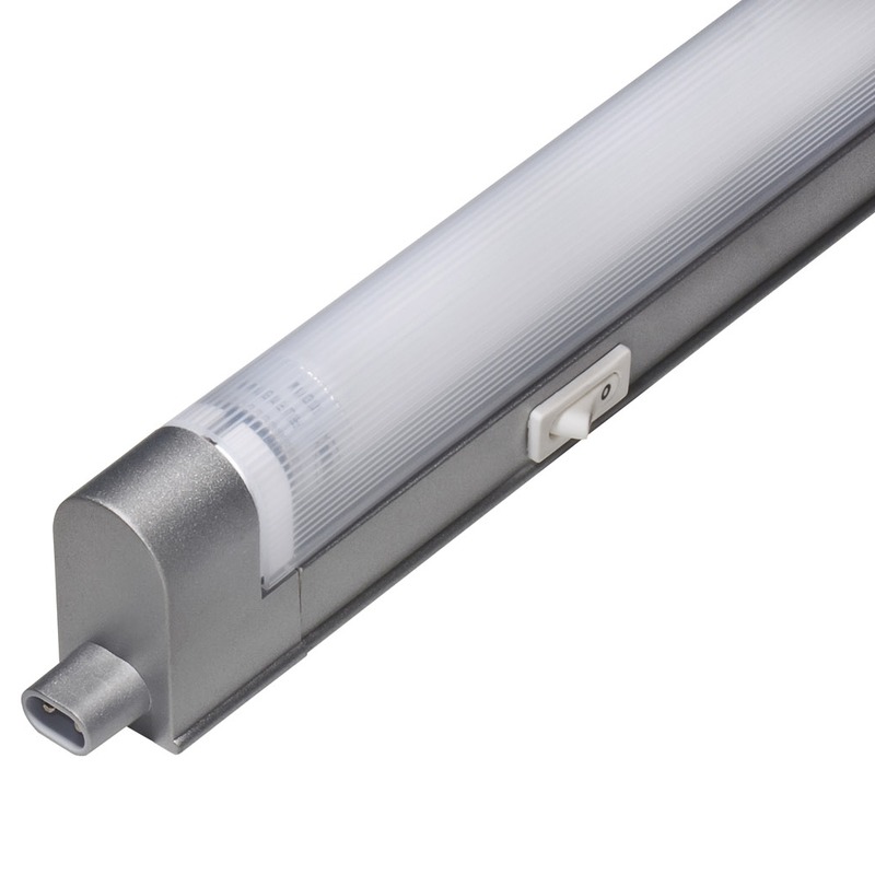 LED surface profile IKON Silver anodized e6-k1 2m, wall lamp mounting