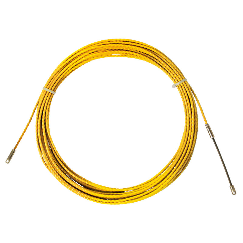 Yellow Twisty · Sonda Passacavi 10 metri · Diametro 4,5 mm · Auto  Lubrificante - Sonde passacavi - Materiale elettrico