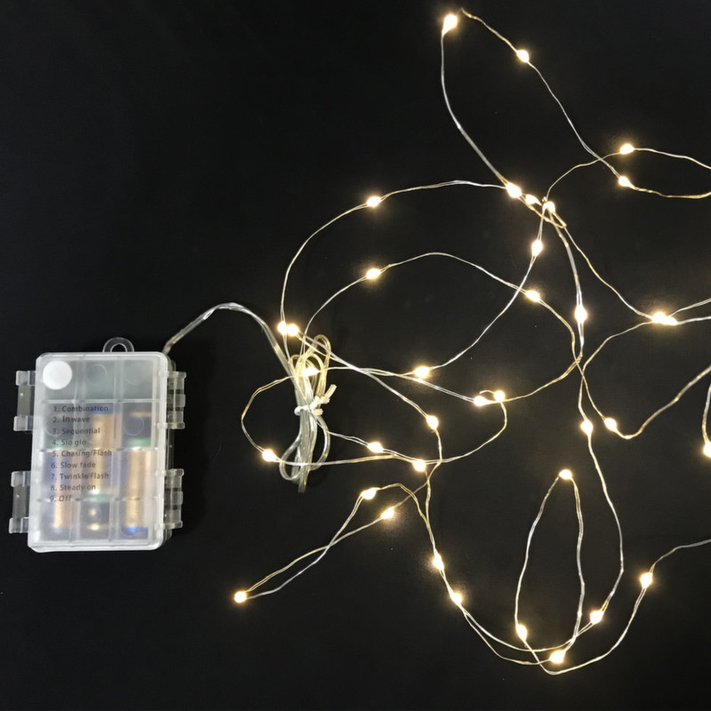 Luci pazze LED a batteria - Stringhe luminose - Serie natalizie - Lyvia -  Arteleta International S.p.A. - Componenti, materiali e articoli elettrici