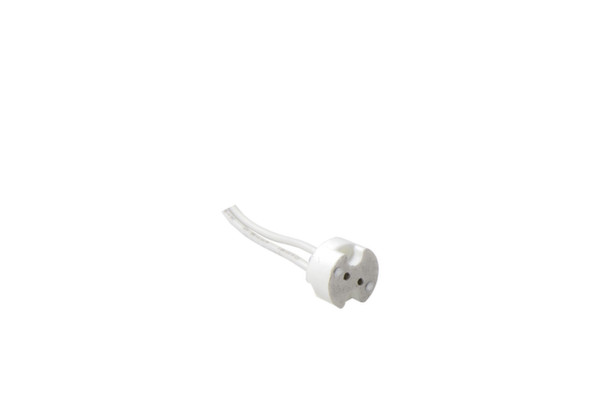 20 Portalampada G4 In Ceramica Con Cavo In Teflon – Attacco Per LED, Alogene E Quarzo