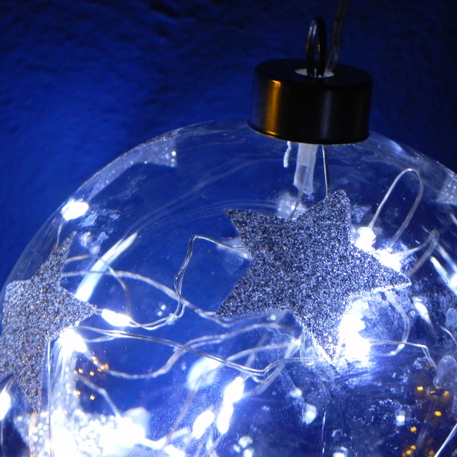 Glass ball with microled   - 