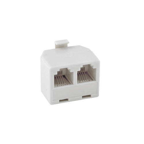 Modular cord coupler 1 plug and
2 sockets - 