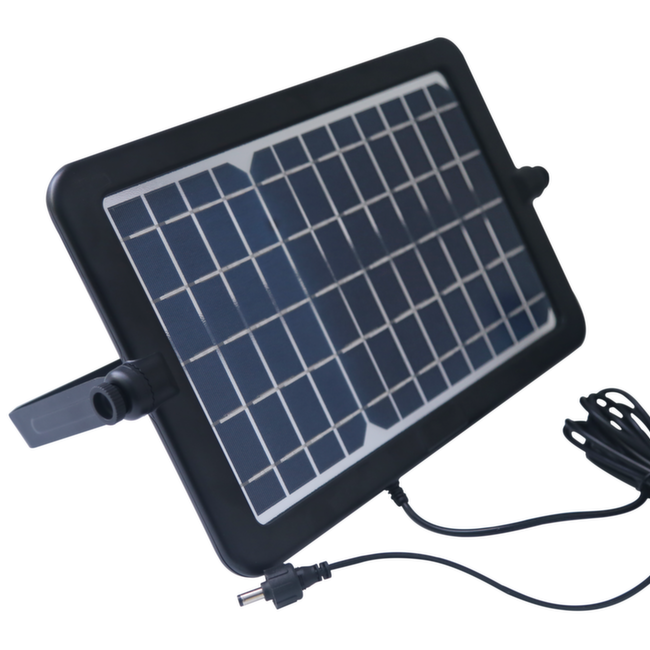 LED PROJECTOR WITH DOUBLE SOLAR PANEL - 