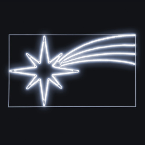 Decorazione luminosa
LED Stella cometa bifacciale - 