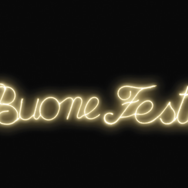 Decorazione luminosa LED Buone Feste - 