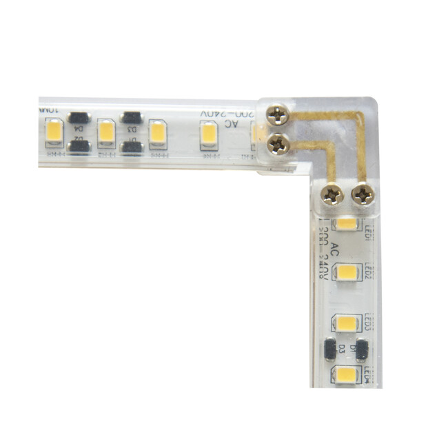 Kit connettore curva piana per Quasar Led - 