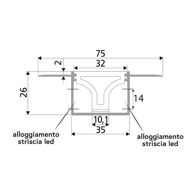 SAGOMABILE PER CARTONGESSO - 
