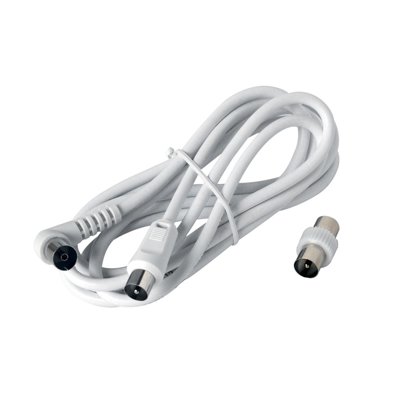 Spina Antenna Dritta Maschio Glowster Per TV – Segnale Stabile E Collegamento Facile Per Casa