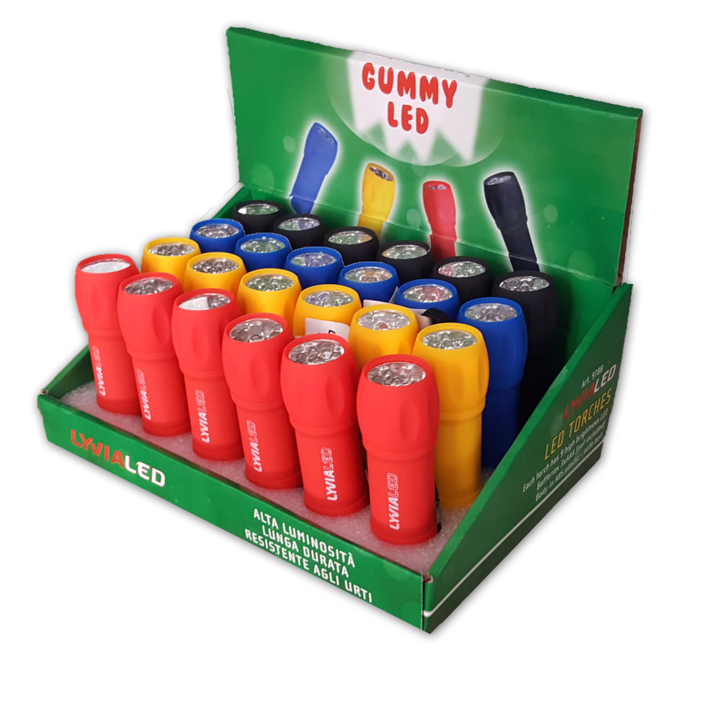 40 Pezzi Torcia A Led Con Dita Colorate A Led, Anello A Dito Luminoso