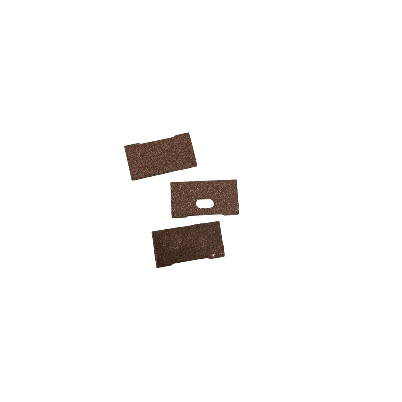 Corten Accessory Set of 3 aluminum caps with Corten-effect finish - Accessories for ...
